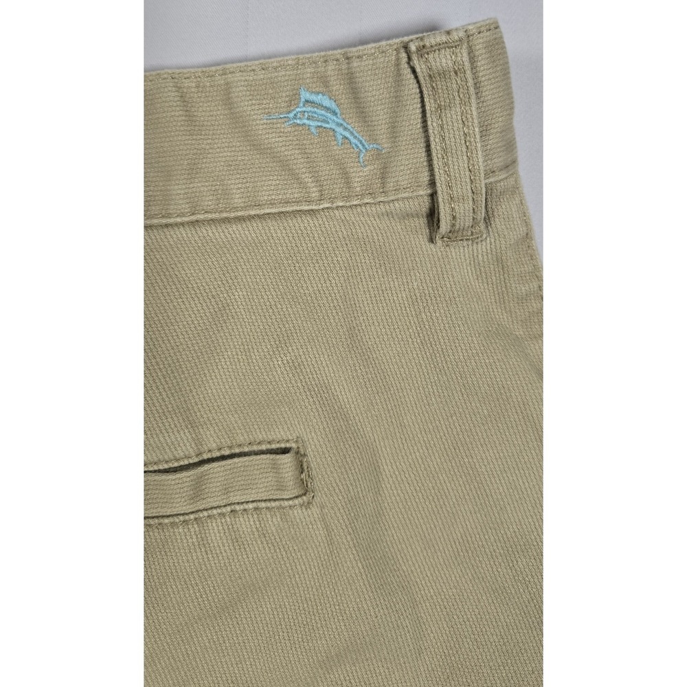 Tommy Bahama Shorts Mens 38 Khaki Fine Corduroy Stretch Cotton Tan Flat 0028 - Picture 4 of 8